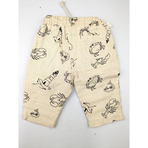 Coco Village Muslin Lobster Pants - 3 Months - Picture 4 of 4
